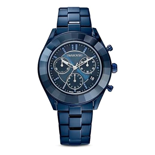 Swarovski Reloj Octea Lux Sport, Brazalete de metal, PVD azul