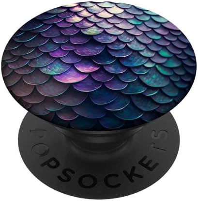 Amazon.com: Mermaid Tail Scales Teen Girls Blue Purple PopSockets ...