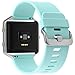 Henoda Silicone Bands for Fitbit Blaze Smart Fitness Classic Turquoise Large