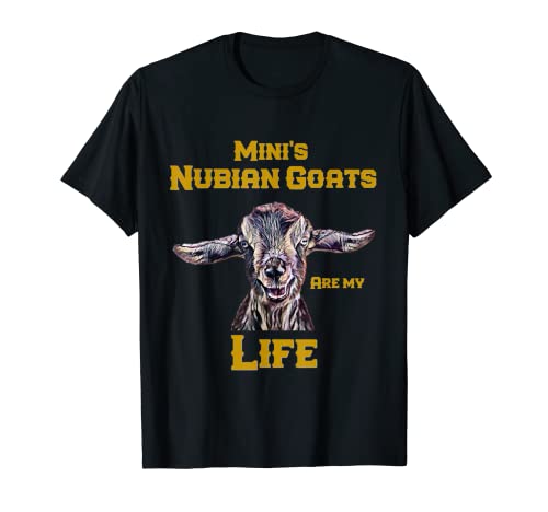 Mini Nubian Goat Lovers T-Shirt