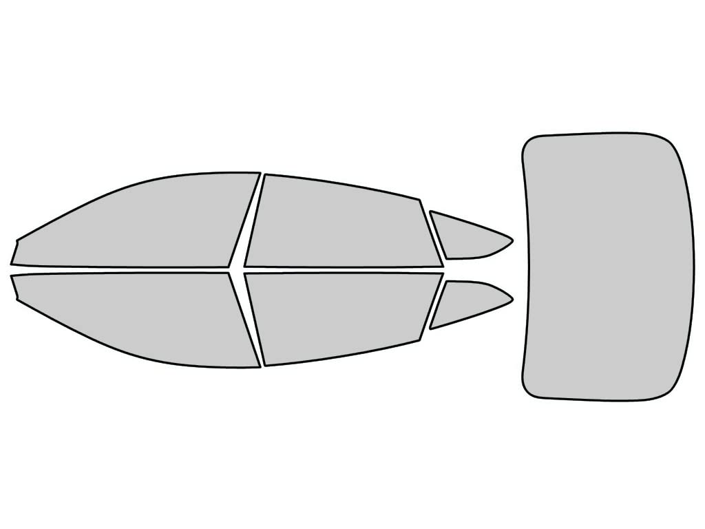 Rvinyl Window Tint Kit Compatible with Audi A5 2018-2023 (Sportback) - Complete Precut Kit - 35%