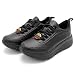 Laforst Womens Falcon Xtreme Comfort Work Non-Slip Sneaker +Free Socks Size 7 Black
