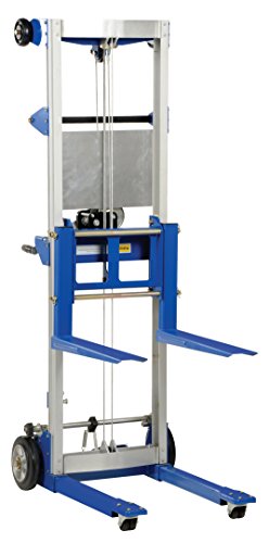 Vestil A-Lift-R Fixed Straddle Hand Winch Lift Truck, 35" Length, 25" Width, 67-1/2" Height, 500 Lbs Capacity #TOP4