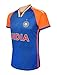 KNK Cricket India Jersey T20 WC 2024 Fan Supporter T-Shirt Cricket Team Uniform Kids to Adult (US, Numeric, 44, Regular, Regular, Plain)