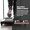 FITFIU Fitness MC-200 - Tapis Roulant con Inclinazione, Pieghevole, Ultracompatto e Silenzioso, Display LCD con 12 Programmi, Tapis Roulant con Cardiofrequenzimetro, Uso Domestico/Ufficio