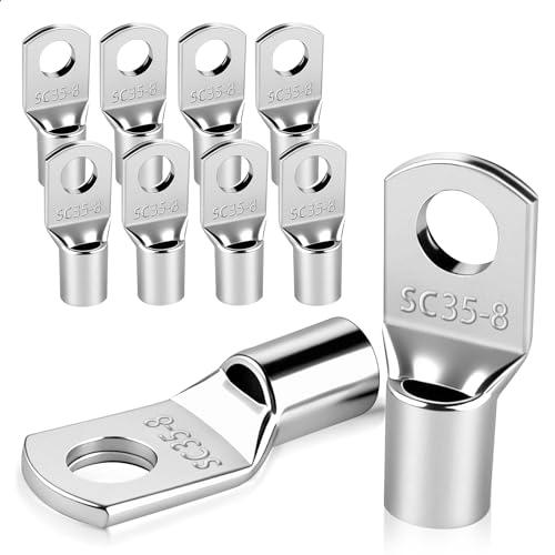 Image of Yujoria 10Pcs Cable Lugs 35mm² M8