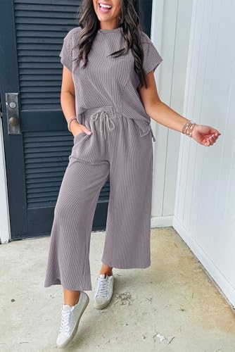 Corded Ribbed Knit Matching Set product image