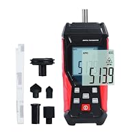 Digitaler Drehzahlmesser, 2 in 1 Tachometer 3~99999 U/min Berührungslos Und Kontaktbereich von 3~19999 U/min Geschwindigkeitsmesser, MAX/MIN/AVG/Hold-Daten Drehzahlgeber für Automotorwerkzeug