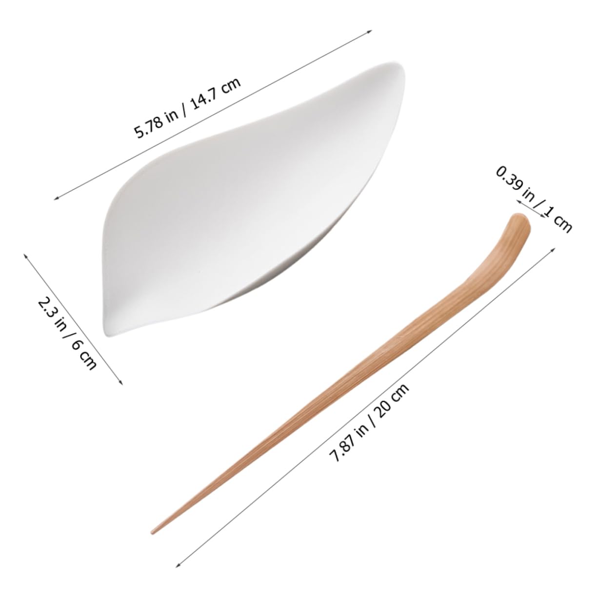 Cabilock 1Set Loose Tea Spoon Tea Shovel Dispenser for Loose Leaf Tea Reusable Tea Spoon for Tea Brewing Tea Tools