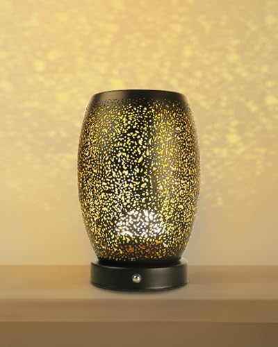 Table Lamps for Living Room - Bedside Lamps for Nightstand, Vintage Night Stand Lamp with Remote for Bedroom Kids Room Living Room Office