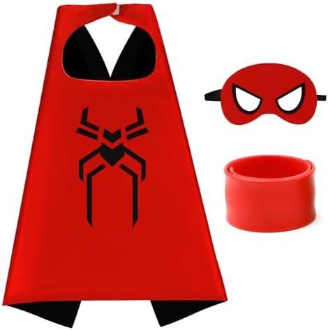 Mizzuco Kids Dress Up Capes and Masks Set, Kids Costume for Party Favors