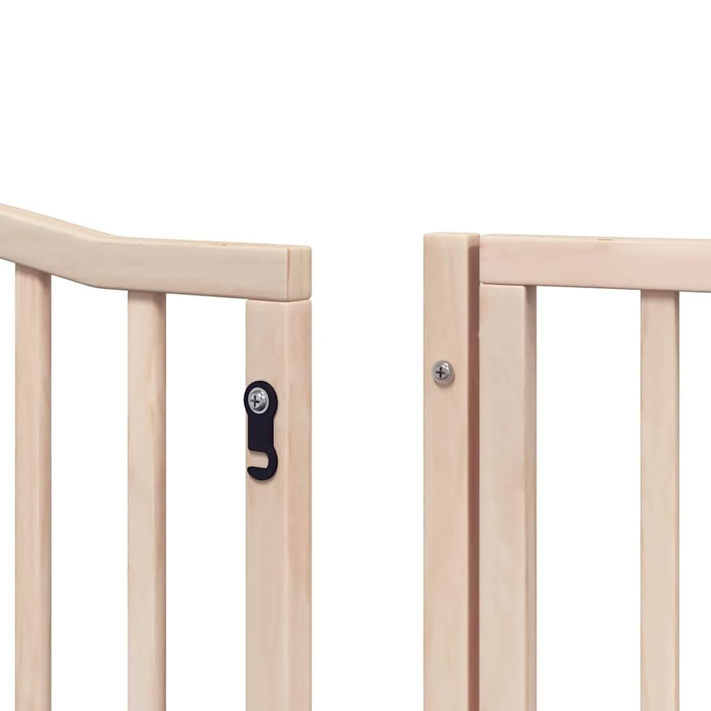 vidaXL Puerta para Perros Plegable 12 Paneles Madera de álamo 960 cm
