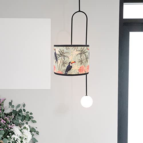 Uonlytech Vintage Decor Chandelier Lamp Shade Light Cover: Metal Drum Lampshade Japanese Lantern Shade Cover E27 For Table Lamp Floor Light Accessory Style 1 Outdoor Decor #TOP7