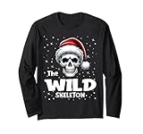Photo Gallery wild skeleton funny christmas family matching maglia a manica Photo Gallery wild skeleton funny christmas family matching maglia a manica