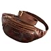 Produktbild STILORD 'Terry' Bauch Tasche Leder Vintage Hüfttasche für Herren Damen Belt Bag für Jogging Festival Urlaub Handy Gürteltasche Umschnalltasche Echtleder, Farbe:Kara - Cognac