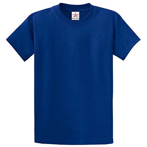 Stars and Stripes Plain Royal T Shirt Unisex Tshirts Royal Blue XX-Large 100% Rich Soft Cotton T Shirt