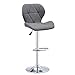 ACD Tabouret de Bar Bürohocker Fitness Stuhl, Modern Barhocker Drehhocker Bürostuhl Drehstuhl Höhenverstellbar, Geeignet Für Den Im Büro Oder Im Home Office (Color : Gray, Size : Large)