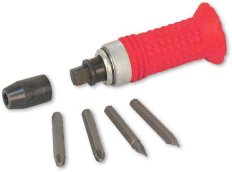 3/8 Manual Impact Driver | 4 Bits Hand Screwdriver Set Reversible Air Tool