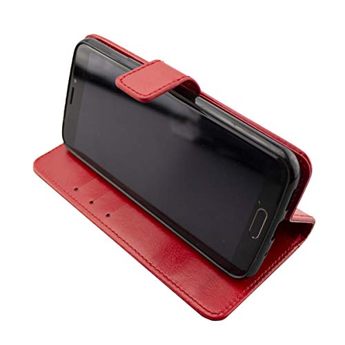caseroxx Bookstyle-Case for Doro 8080/8062, Cover, faux leather, red, Card Slots & Magnetic Closure - Image 2