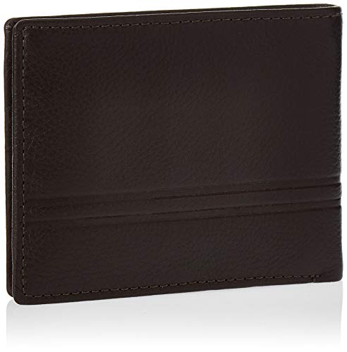 Fossil Men's Wilder Leather Bifold Wallet, Dark Brown #TOP24
