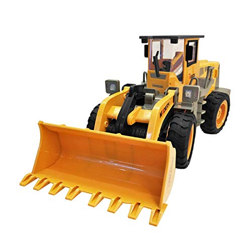 Remote Control Truck Children's Toys Simulation Forklift With Light Effects Charging Loader Push Excavator Remote Dump Truck Engineering Truck Gift Cover