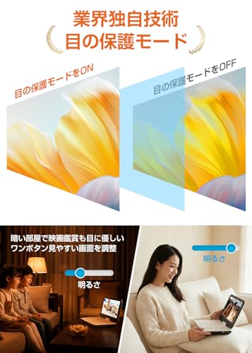 ポータブルDVDプレーヤー 【業界初Type-C急速充電・モバイルバッテリー充電可・目の保護モード】12.5型 10.5インチ液晶 ｄｖｄプレーヤー 5時間連続再生 外出 車中 旅行 軽量 持ち運び 子供 お年寄り 愛用 プレゼント リージョンフリー ポータブルdvd ラストメモリ CPRM 270度回転 SDカード/USB対応 日本語説明書付属 (ブルーレイ非対応) AESTIQUO