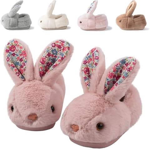 Nasogetch Kids Bunny Slippers for Toddlers Cover