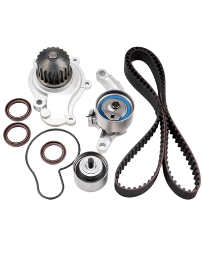 SCITOO PP265LK2 WP265K4A CK265LK2 TB265LK2 AWK1248 Engine Timing Belt Kit Fits for 03-10 for Chrysler PT Cruiser 03-06 for Chrysler Sebring