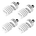 Cowboystudio Full Spectrum Light Bulb- Four 45W Photography Photo CFL 5500K - Daylight balanced pure white light, (Pack Of 4)