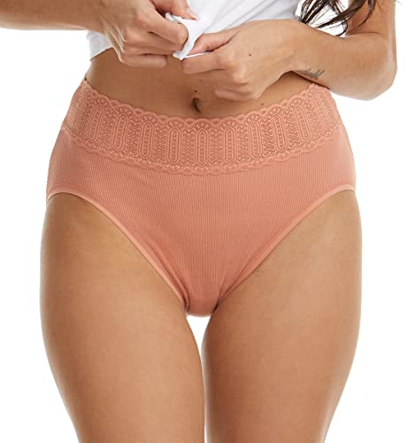 Hanky Panky Eco Rib French Brief in Cork Brown #TOP26