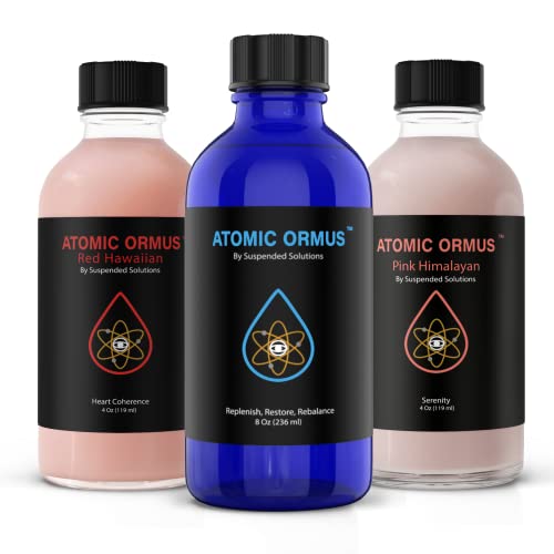 Atomic Ormus 4Oz + Atomic Ormus Red 4Oz + Amoic Ormus Pink 4Oz Bundle #TOP22
