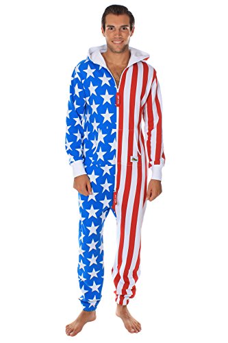 Tipsy Elves American Flag Jumpsuit (Medium)