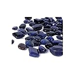 100 Ct./7 Pcs Natural Ring Size African Top Blue Sapphire Loose Gemstones Lot