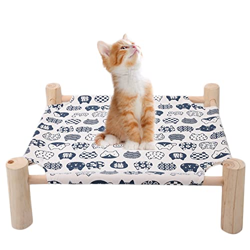 Four Seasons Usável Durável Ninhada de Gato Removível Lavável Lona de Madeira Maciça Animais de Esti
