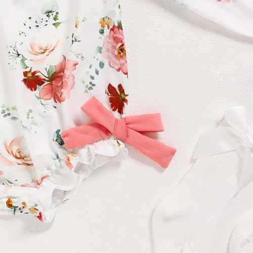 Image of GRNSHTS Baby Girl Birthday Cake Smash Outfit Toddler Girl My 1st Birthday Romper Tutu Skirt with Headband Clothes Set