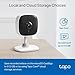 TP-Link Tapo Mini Smart Security Camera, Indoor CCTV, Works with Alexa&Google Home,...