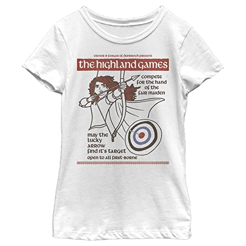 T-shirt Disney fille blanc anti-irritation taille S résistant aux lavages