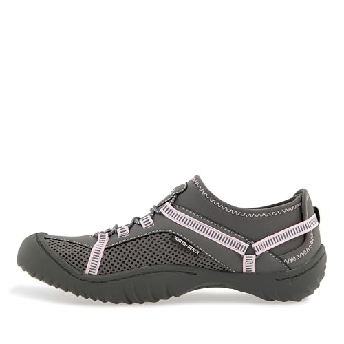 JBU by Jambu womens Tahoe Water Ready Sneaker, Grey/Petal, 8 US by JBU by Jambu - Image 4