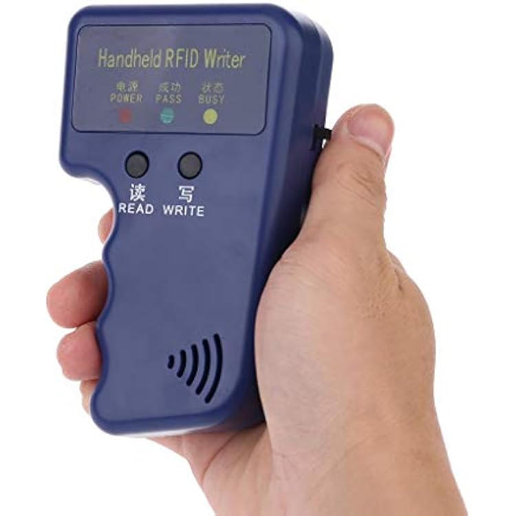 Handheld 125KHz Reader Writer Upgrade Cloner Programmer with 3 Pieces Rewritable Cards