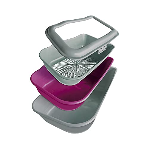Dura Pet Bandeja Higiênica Furbox DuraCat - Rosa