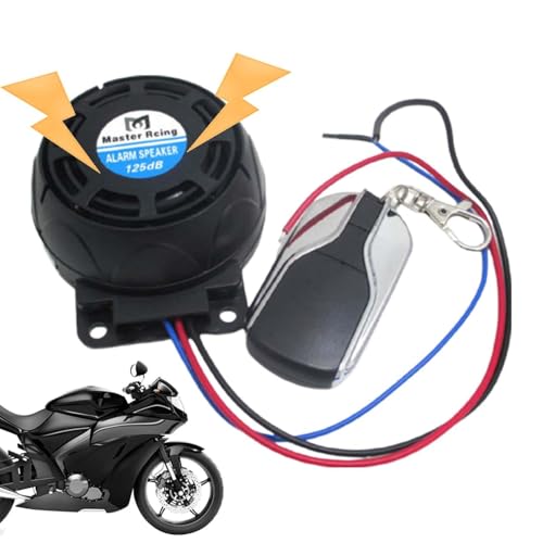Alarma de Ciclismo antirrobo, Alarmas de Ciclismo para Ciclismo - Control remoto de Ciclismo antirrobo impermeable Warner | Alarma de sonido para vehículos de 12 V, Alarma para viajes, vida