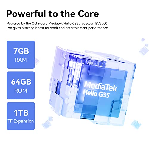 Rugged Unlocked Phones, Blackview Bv5200 Pro (2023New) Android Phone, 7Gb+64Gb/1Tb Extension Unlocked Cell Phone, Android 12 Smartphone, Arcsoft® 13Mp, 6.1''Hd+,Face Id,Nfc, 5180Mah Battery,Glove Mode #TOP1