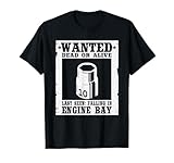Wanted 10mm Socket Poster Race Car Drag Racing Mechanic T-Shirt