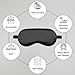 Amrules Sleep Mask 2 Pack, Soft Blackout Eye Mask for Women Men, Eye Sleep Shade Cover for Back and Side Sleeper, Sleeping Mask Night Blindfold for Night Sleep, Travel, Nap (Pink, Black)