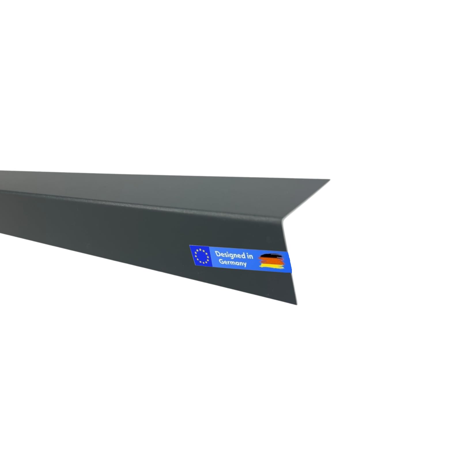 Alu Winkel grau, 3000mm Aluwinkel anthrazit 50x50 mm Schenkelinnenmaß aus Alu Ral7016 Anthrazitgrau 1,5 mm stark Dachblech Alu Kantenschutzprofil, Winkelblech Anthrazit