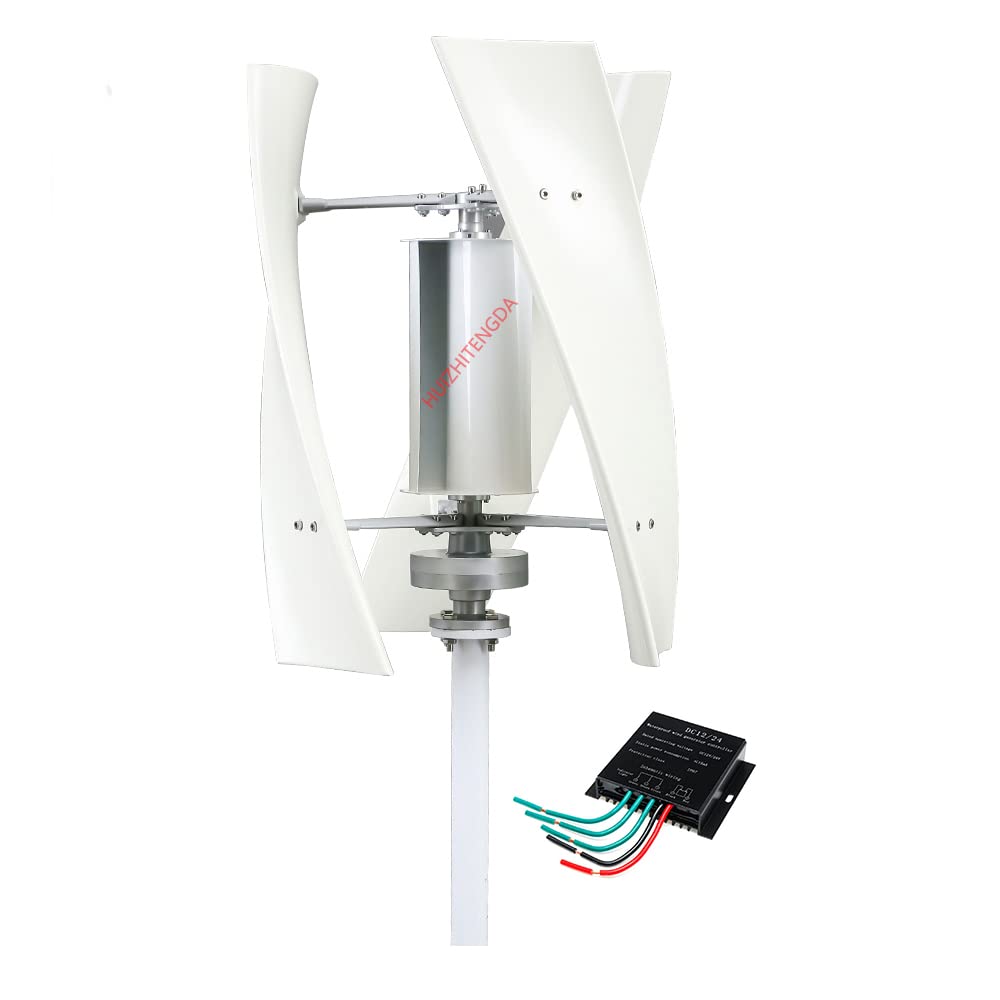 Windkraftanlage-Generator-Installationssatz, 4000W 12V 24V 48V Vertikale Wind-Energie-Turbine W/Controller Kein Geräusch Für Outdoor-Hof-Gebrauch Und Wind-Turbine-Systeme