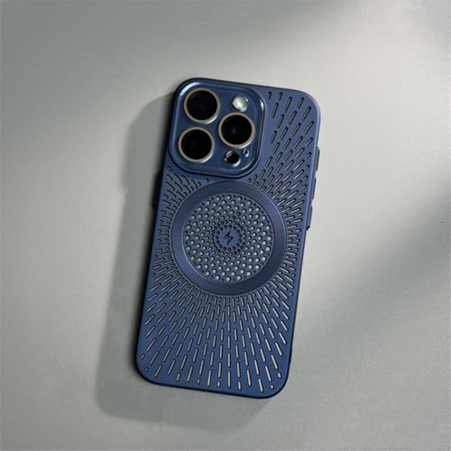 Coque de charge sans fil iPhone avec dissipation thermique et protection objectif titane