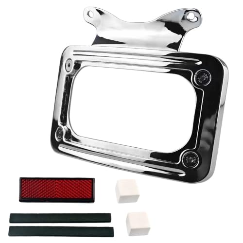 Support plaque d'immatriculation incurvée pour moto Touring et Street Glide