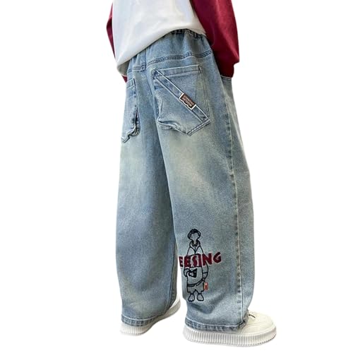 Jeans con cordón ajustable infantil que evitan opresión al vestir