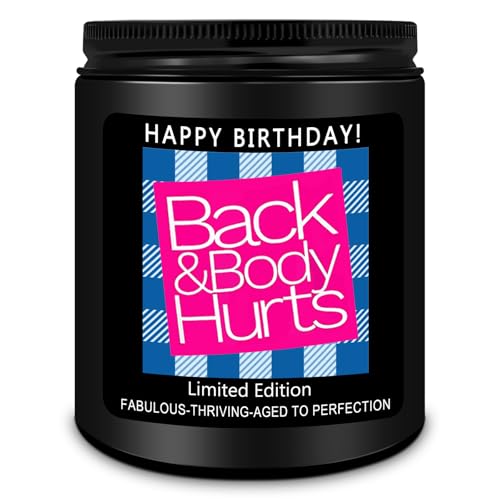 Homsolver Birthday Candle Gifts for Men Happy Fathers Day Gift Ideas for Dad Him Funny Lavender Scented Candles